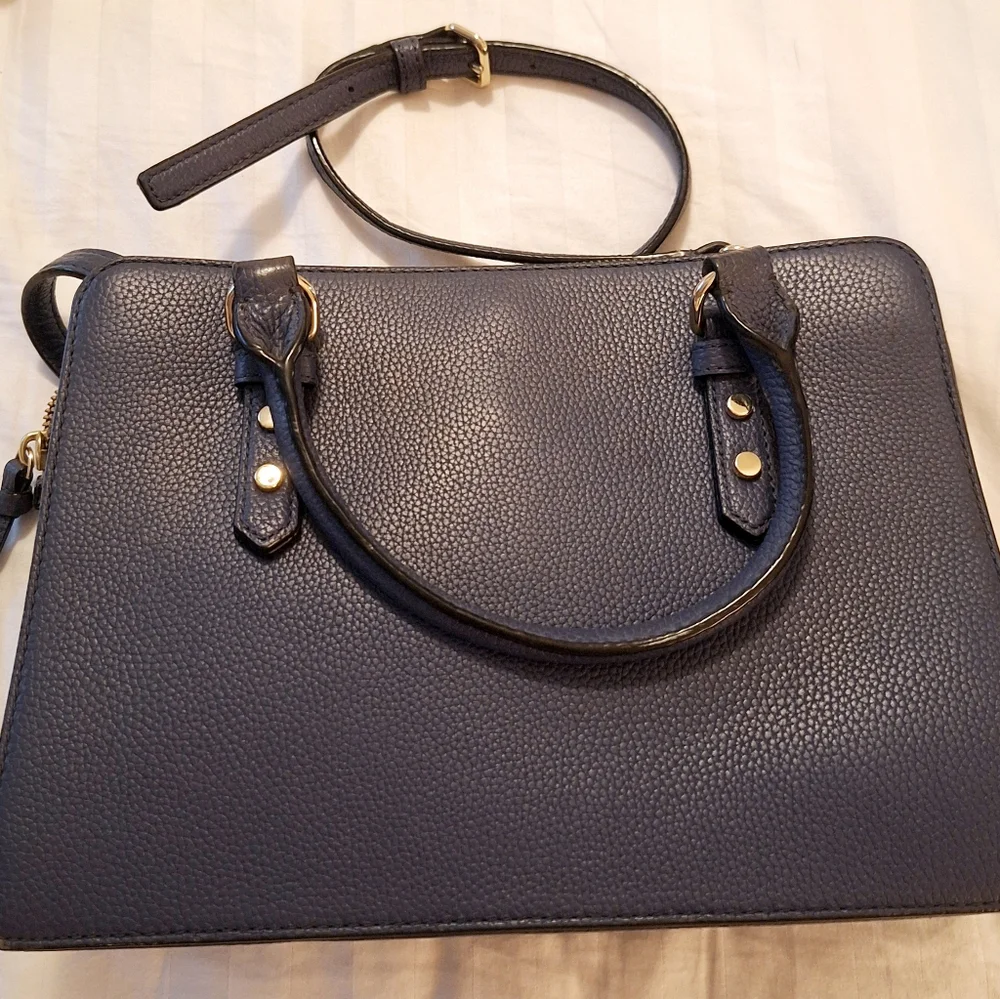 Kate Spade Navy Blue Leather‎ Handbag MB